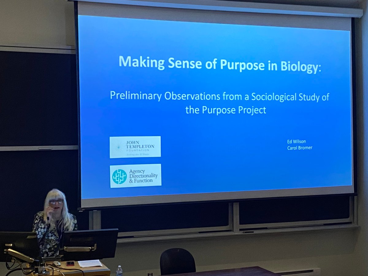 The sociology team of @EM_Gerson, James Griesemer, Carol Bromer and Ed Wilson (edwilsonconsulting.net) studying the #PurposeProject presenting some of their related, and other, work at #ISHPSSB23