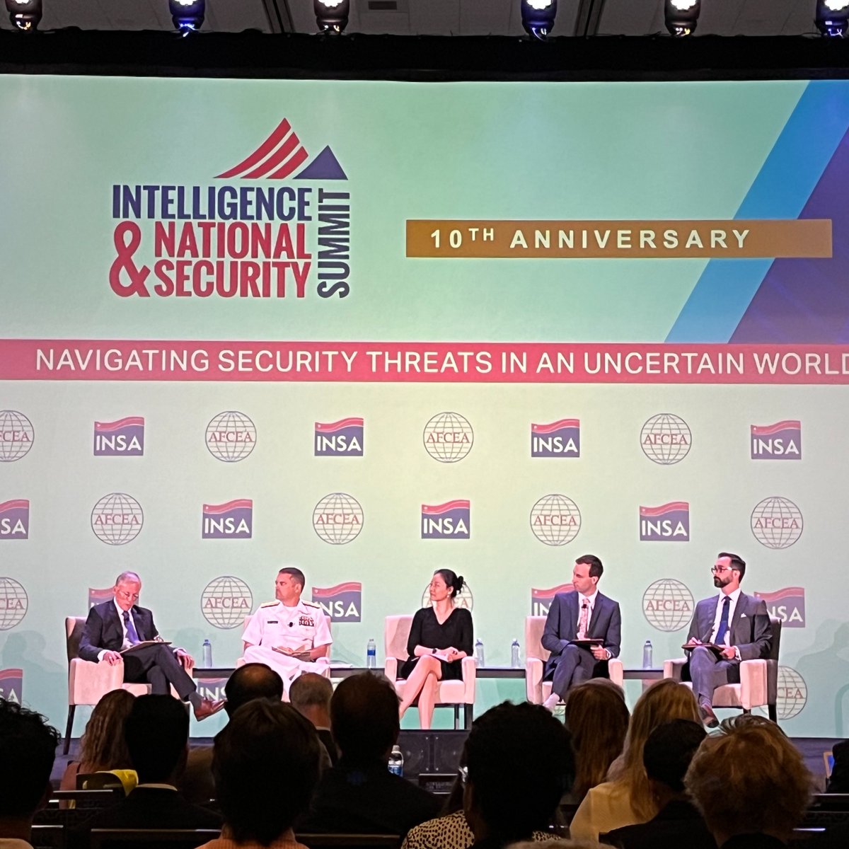 ISRTaskForce's tweet photo. Recap of #IntelSummit23 Day Two! We enjoyed insights from today's sessions on #China, #OSINT, and #IndoPacific Partnerships. Thanks to @AFCEA_Intel and @INSAlliance for hosting this great summit! https://t.co/cEoq2hxavv