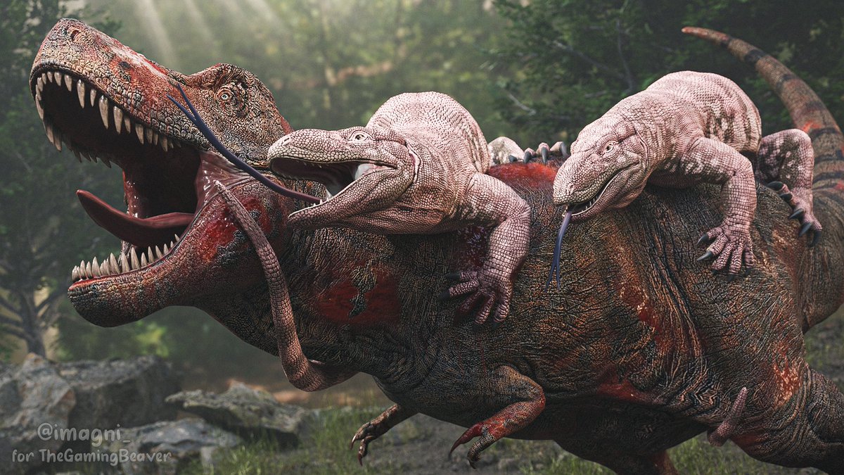 A <a href="/pathoftitans/">Path of Titans</a> artwork I made for <a href="/AGamingBeaver/">TheGamingBeaver</a> 🦎