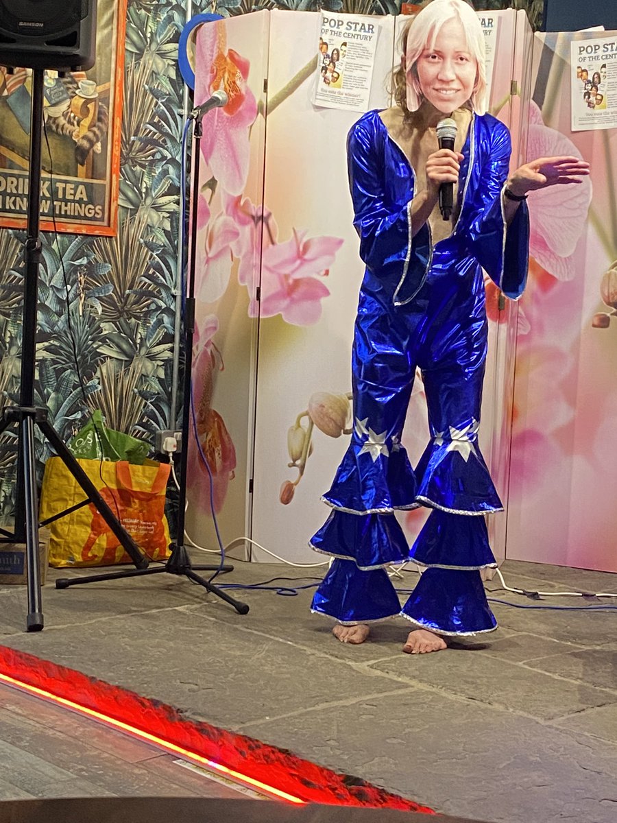 Edwina_Currie's tweet photo. Alan Charnley at Buxton Festival Fringe - one of the daftest and funniest shows I’ve seen. Audience had a ball - and I’m hoarse from singing along.. https://t.co/enHhQbPwxW