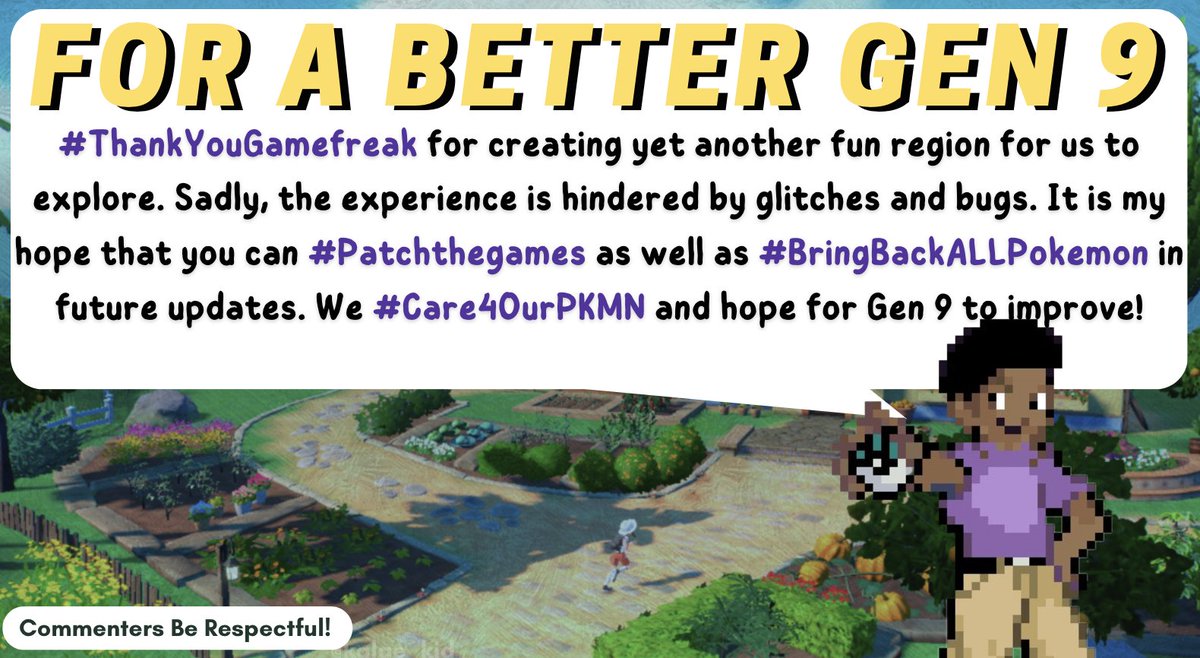 kalae_kid's tweet photo. @Pokemon Gloom is very cute! I hope to see it and others return in the DLC. It's my hope that you #Patchthegames, and #BringBackALLPokemon. https://t.co/RTFoPHdq5s