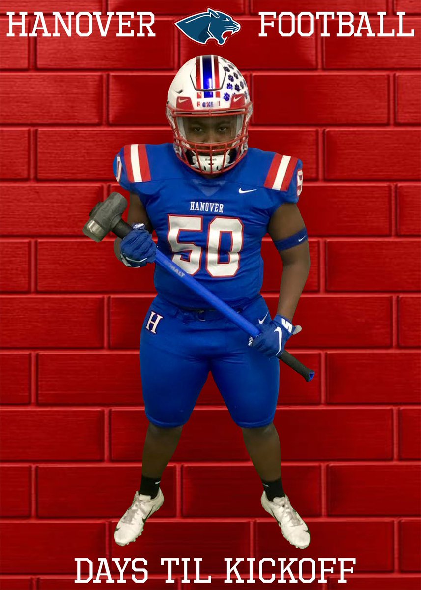 The Fall FTBL season is fast approaching, only 50 more days til the Hanover Panthers Kickoff the 23' Championship season on the road Sat Sept 2nd‼️#BeatCentre #TheHuntBegins @HanoverFTBL