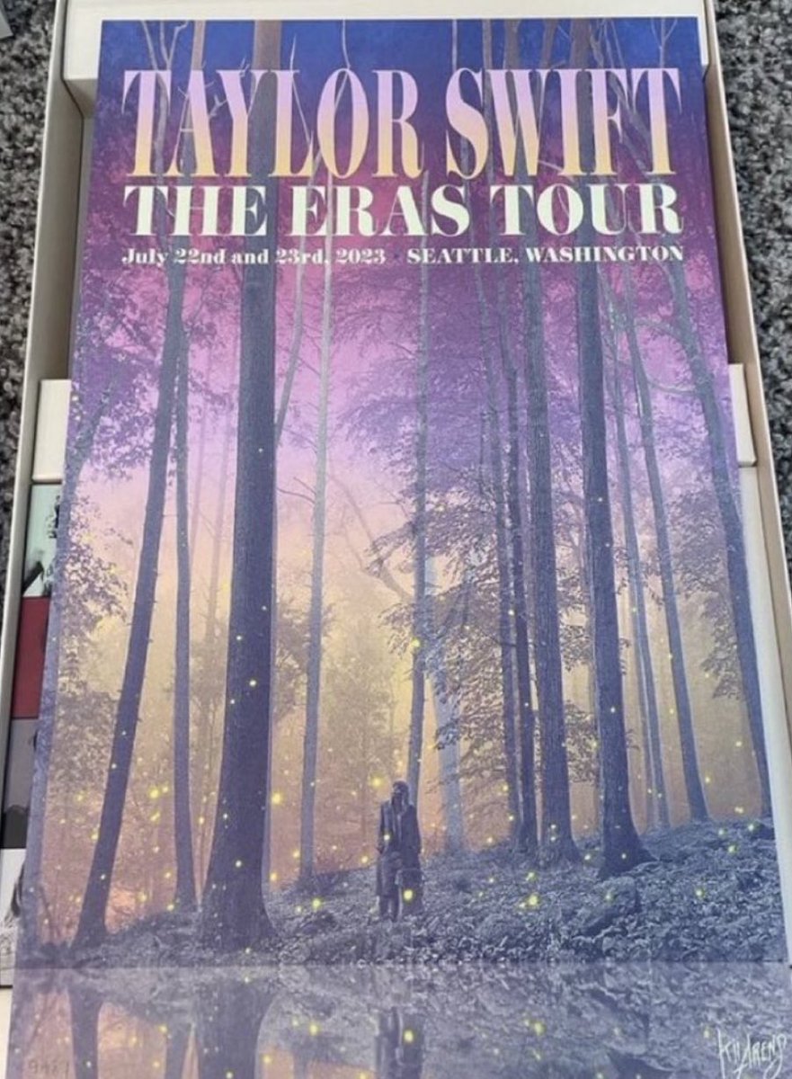 theerastourinfo's tweet photo. This is the Seattle VIP poster for next weekend! This is one of my favorites. 💜 @taylorswift13 @taylornation13 #SeattleTSTheErasTour #VIPPoster #TSTheErasTour #TaylorSwift https://t.co/5bNh4lWc9w
