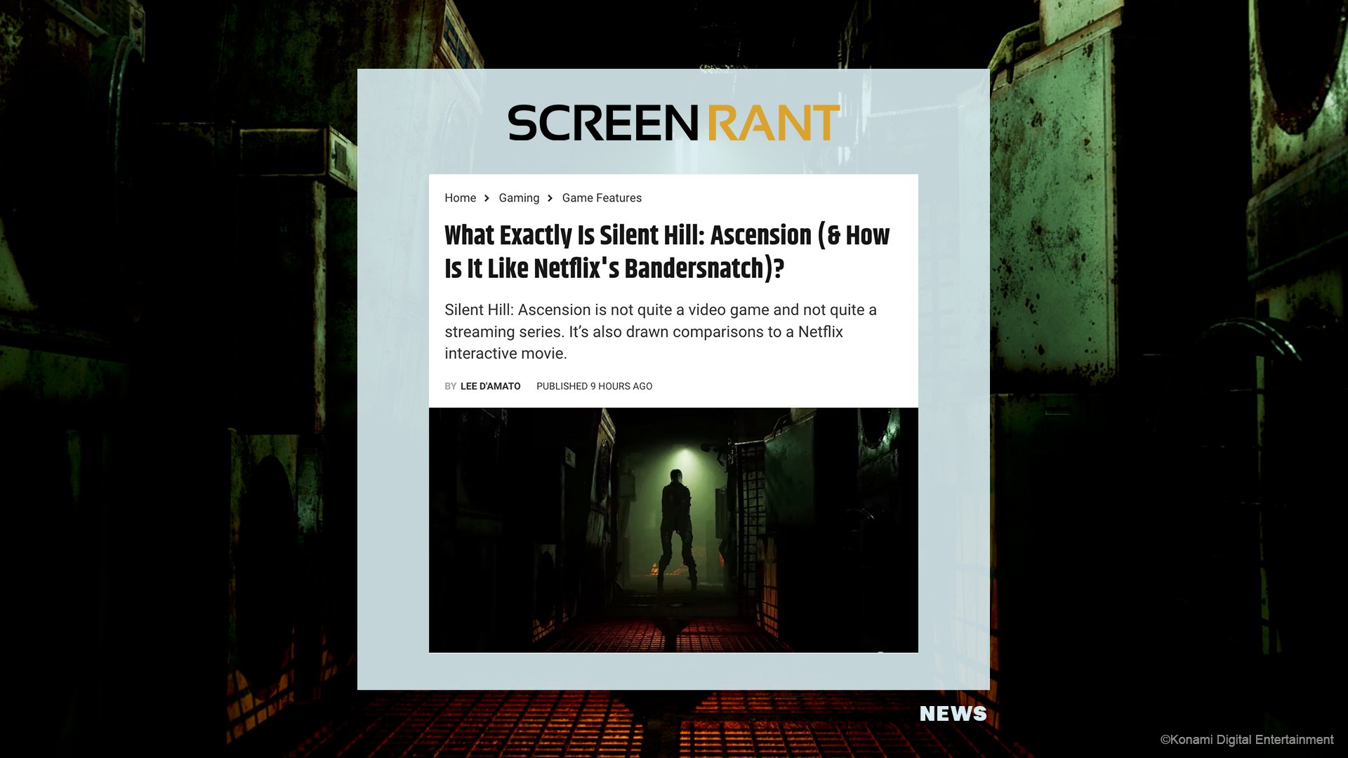 What exactly is Silent Hill: Ascension? - Xfire