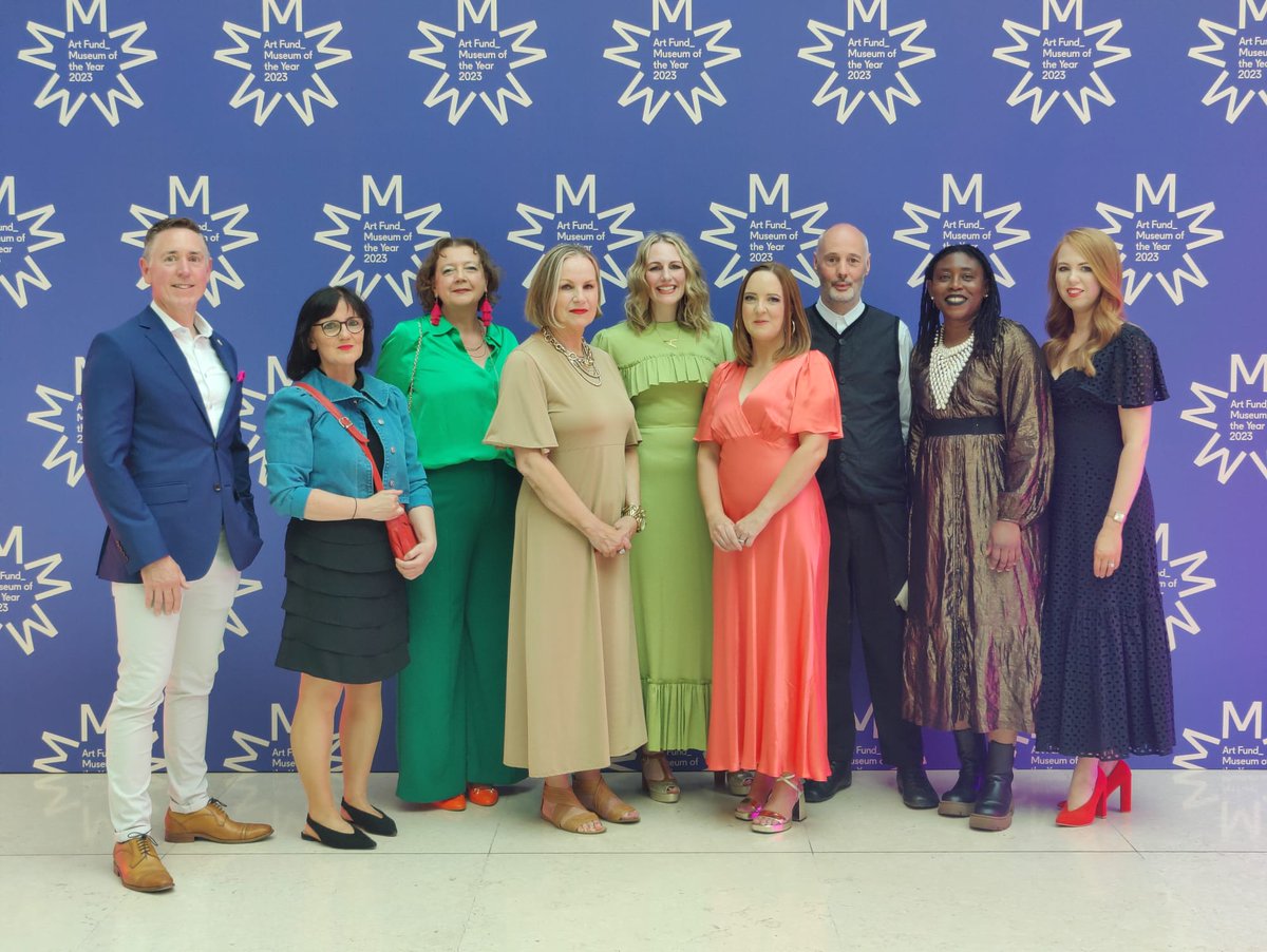 endzoftheearth's tweet photo. Busy festive summer continues! Despite @TheMACBelfast team looking like money (and jewels) and being shortlisted for the @artfund museum of the year, we did not win. Congrats to the @theburrellcollection 🥂🍾 #belfastrepresents #congratstoallnominees #proudtobeatrustee https://t.co/CBWlS8jg2M