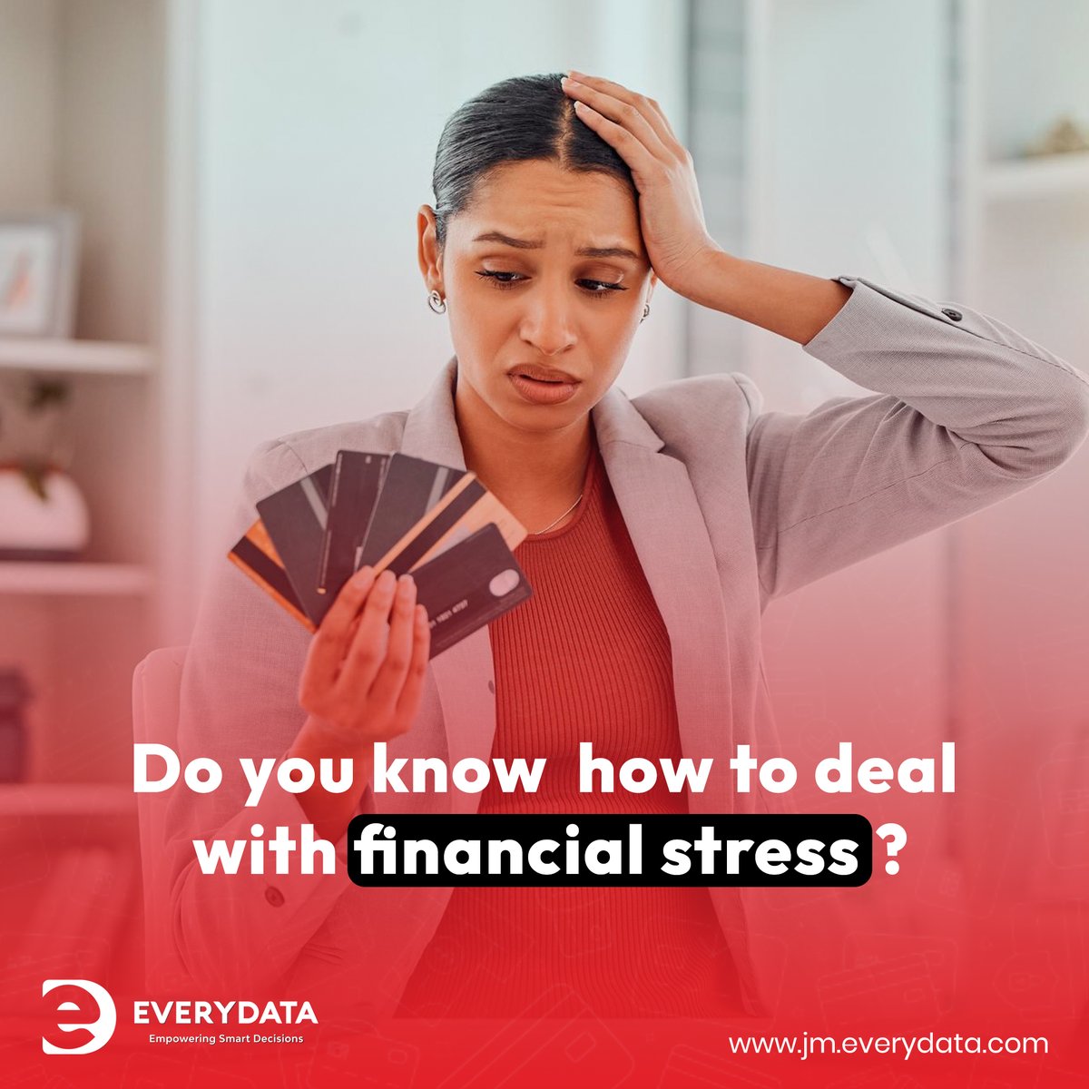 EveryDataJM's tweet image. Financial stress can be overwhelming, but by implementing the following tips and seeking appropriate support, you can regain control and work towards a more stable financial future.