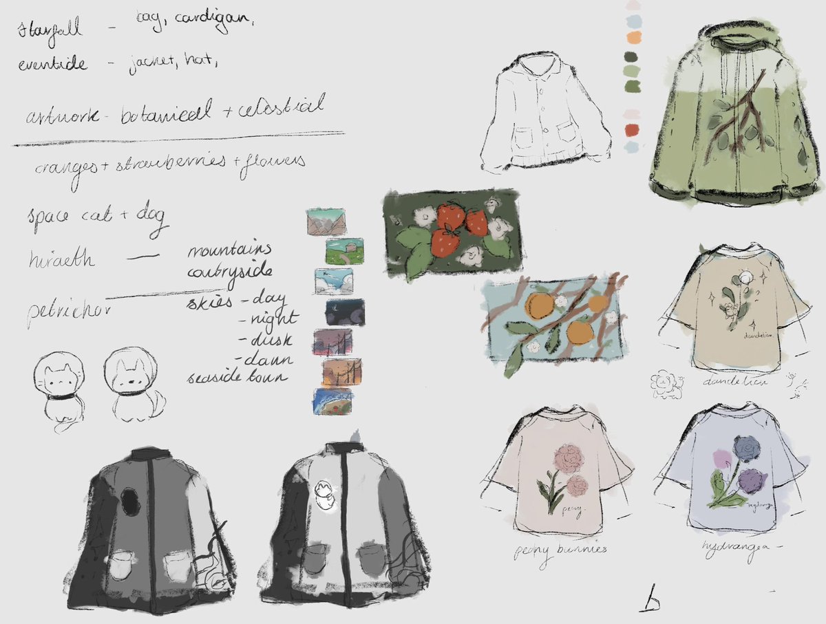 Idea sketches!! ✏️✨️