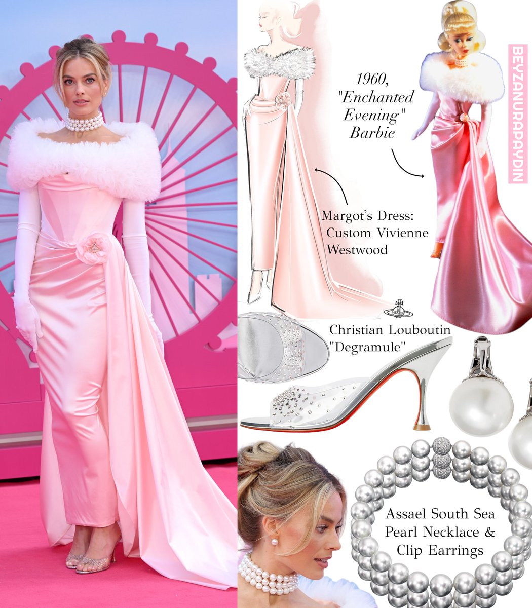 Side note: we all thought this dress was custom made for her Margot but  yesterday Dilara announced that it will be sold as a part of the Fall 2023  collection and you