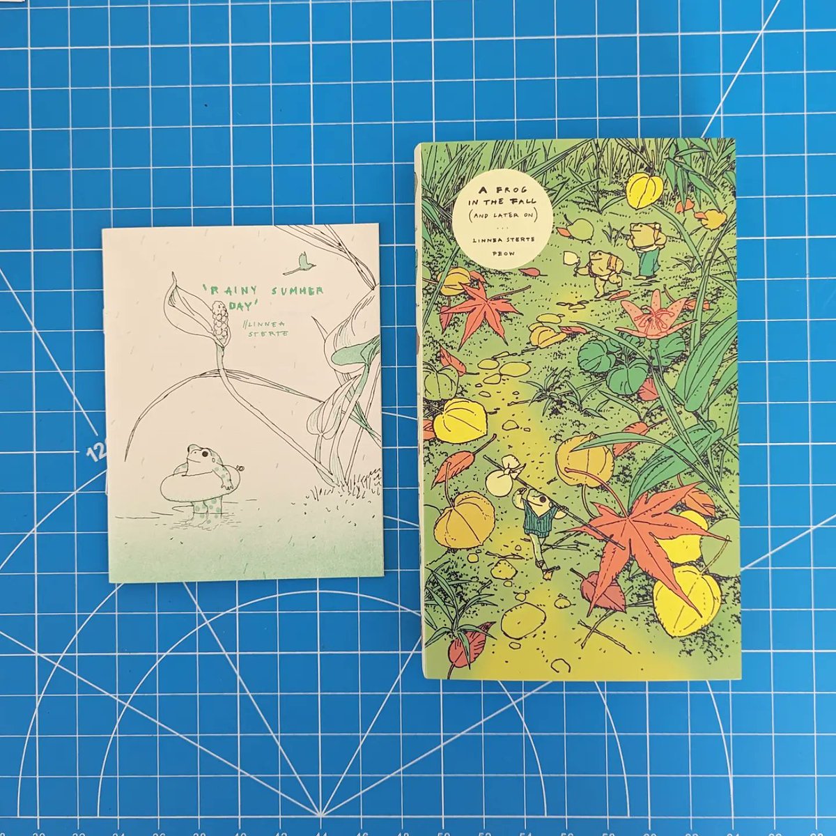 peowstudio's tweet image. Come thru tomorrow @gallerynucleus and say hej to @turndecassette . We are so happy this is happening and we helped print a riso version of the frog bonus comic for this. It's a special extra treat for ppl to get. SAT 5pm be there okkkk!