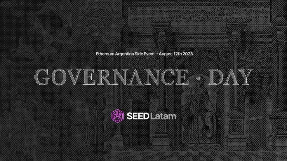 SEEDLatam's tweet photo. 12 de agosto #GovernanceDay ⚖🇦🇷 https://t.co/6KHhVejLsF