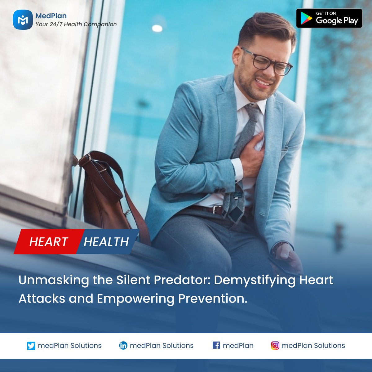 medPlan_ng's tweet photo. Unmasking the Silent Predator: Demystifying Heart Attacks and Empowering Prevention.

Listen closely, for the heart has a story to tell. It whispers tales of life, love, and vitality, but also warns of a lurking danger: the heart attack.

 Full post 👇:
https://t.co/nNRhSKOsL5. https://t.co/IEoCAmxdVY