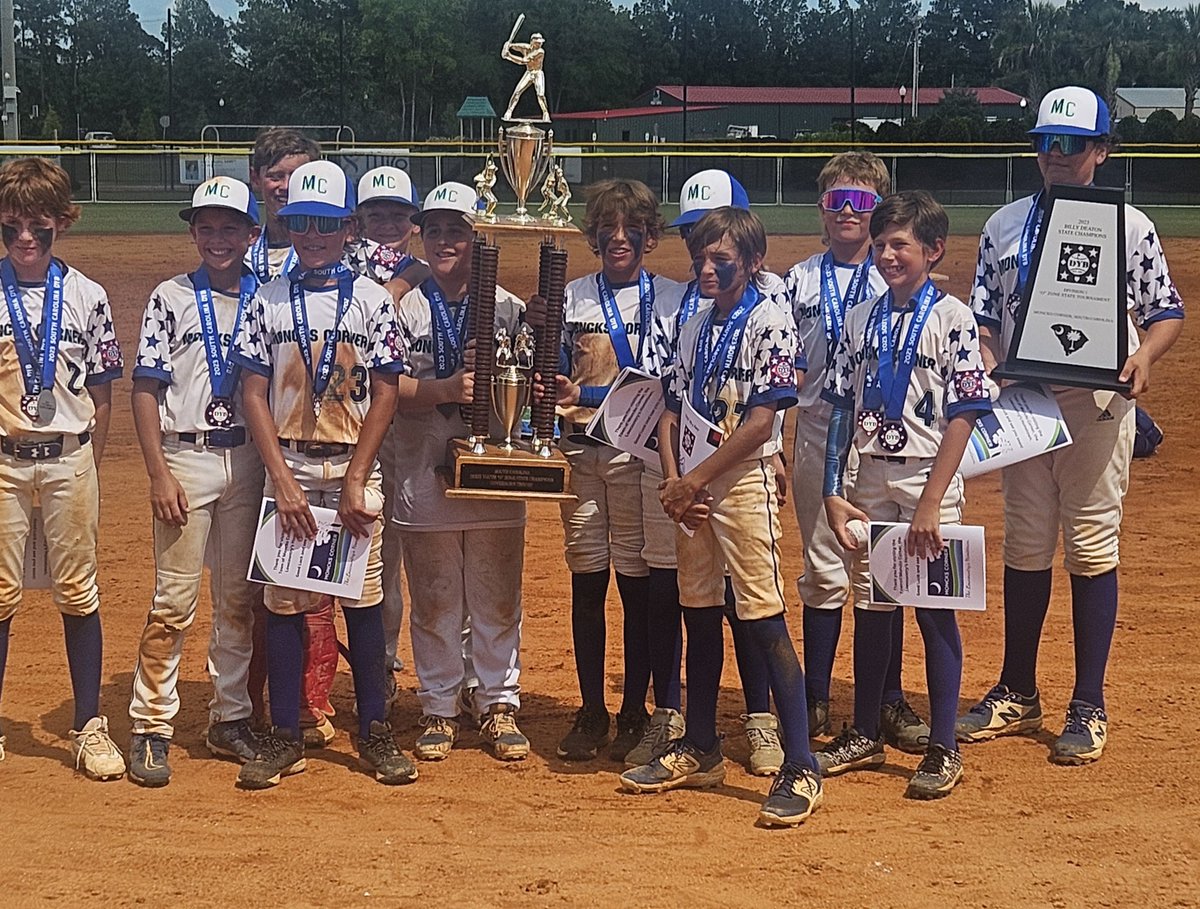 stags_baseball's tweet image. #MOCOPROUD Your Moncks Corner All-Stars are Division 1 Ozone SC DYB STATE CHAMPS! #FindAWay #WorldSeriesBound