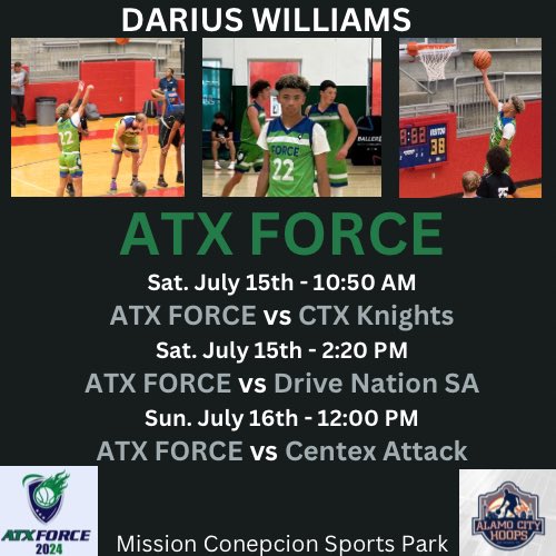 Back at this weekend in San Antonio Tune up before Las Vegas. #classof2024 @TL_35 @BowieBasketbal1 @mvandy2 @ATXForce @Coach_ANixon @CoachGlenney @Coach_AFalke314 @CoachK_SU @StanBonewitz @Charlie_Hurd @CoachRockSU @shannonrhreed