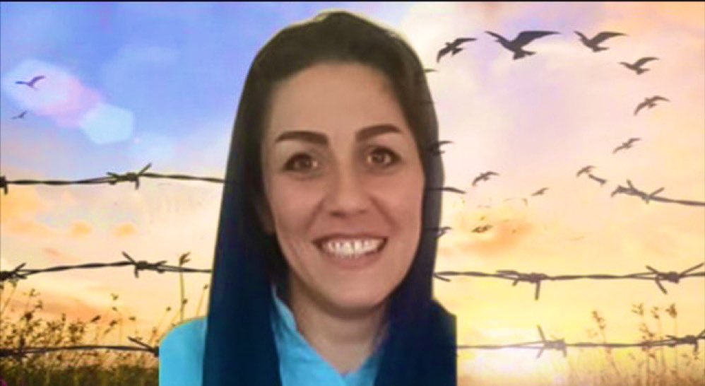 Le régime cherche à la réduire au silence,
Mais nous serons sa voix,
Inlassablement, nous proclamons,
Liberté pour Maryam Akbari. #FreeMaryamAkbari