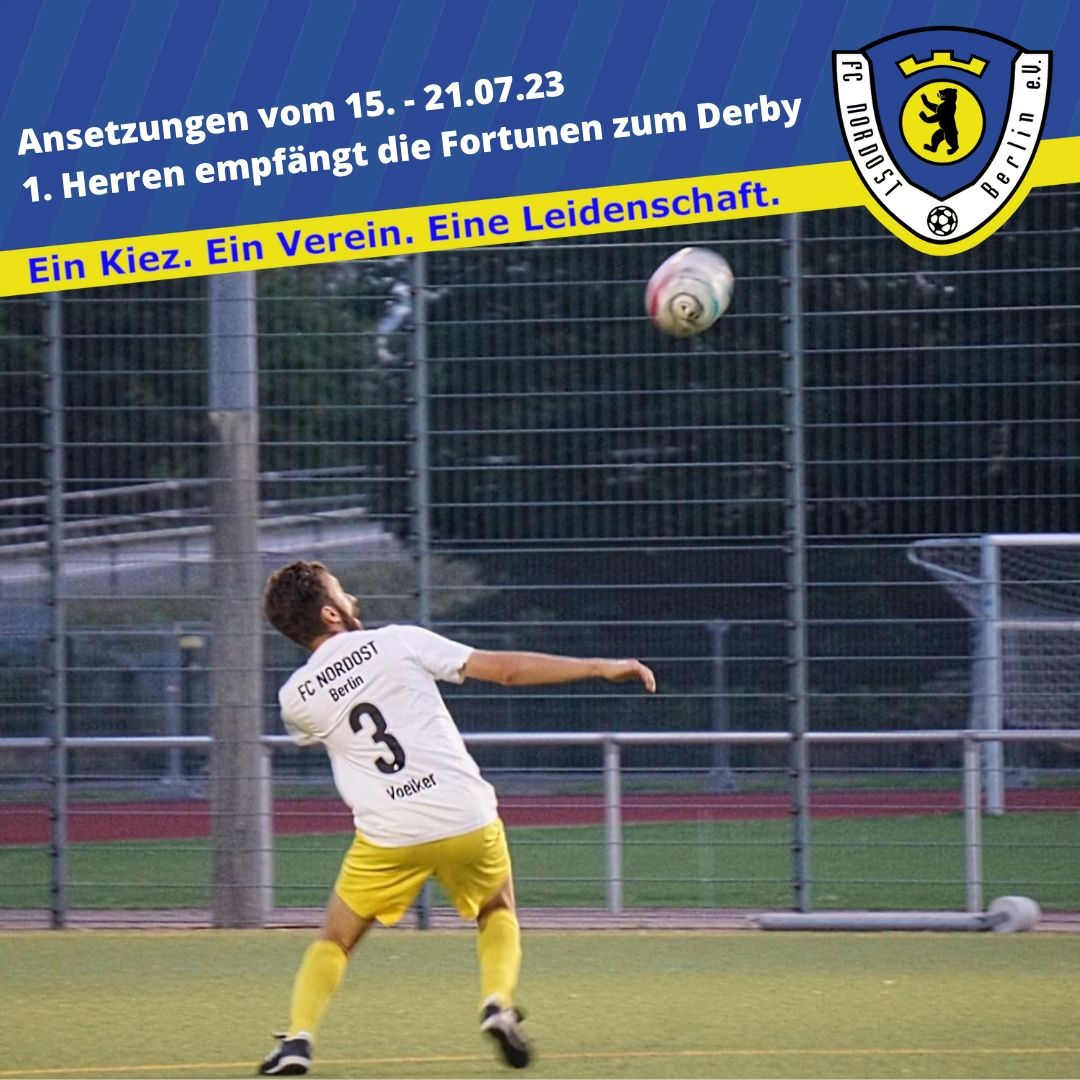 Herrenteams testen weiter für die neue Saison - 1. Herren auch in der Woche aktiv, dabei empfängt man einen Landesligisten zum Derby

Alle Ansetzungen der nächsten Tage ➡️ bit.ly/3PTH3j1