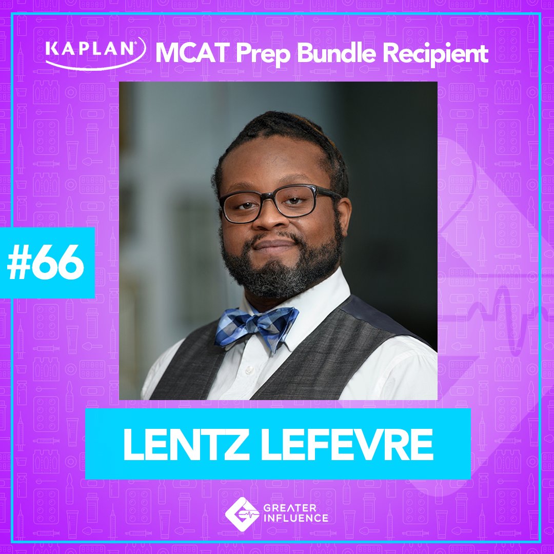 Congratulations to the winners of our third MCAT Prep Bundle Giveaway and our Greater Influence, Inc - Kaplan Scholarship recipients! It was an honor to read your stories and get to know you all a little better. We at Greater Influence wish you all the best!