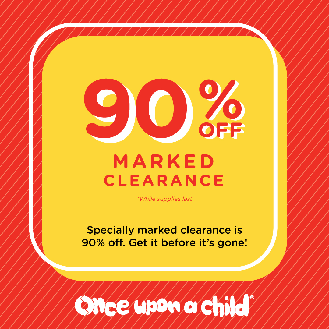 OUACLangley's tweet photo. 90% OFF - LOTS OF APPAREL WILL BE UNDER A $1.00!!!  😮😮😮😮😮
STARTS TOMORROW GET IN EARLY &amp; SAVE HUGE!!
Our Largest &amp; Final Sale of the Season, July 15, get 90% OFF!  #childrensresale #clearance #sale #90%off  #thrift #ouaclangley #inflationbuster #save #reuse https://t.co/VmzfVqTT0k