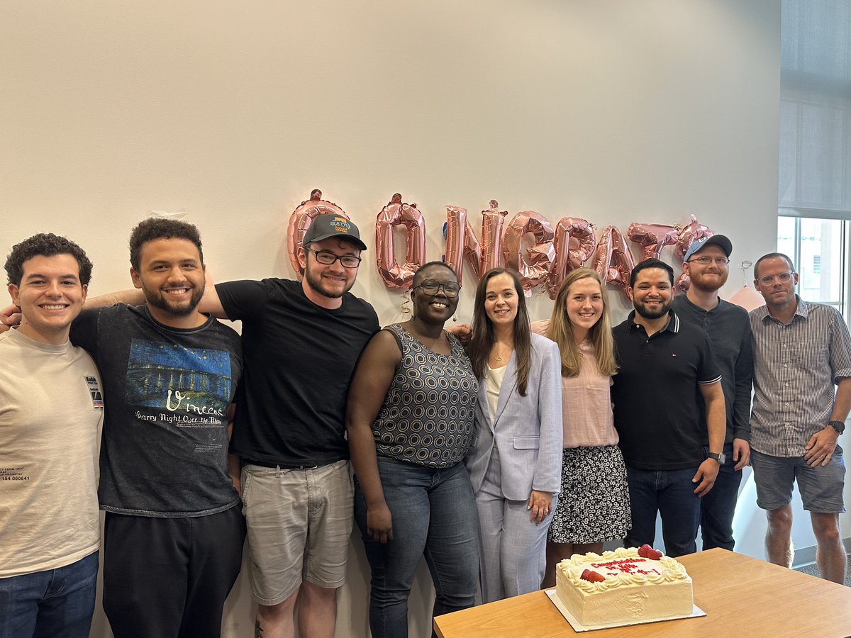 MeekLab's tweet image. Congratulations @WheatleyEmilie on your PhD defense today! We will miss your leadership and positive energy in the lab. You did All Too Well (and thanks for turning us into Swifties)! #newestDr #PhDone 🧪🎉