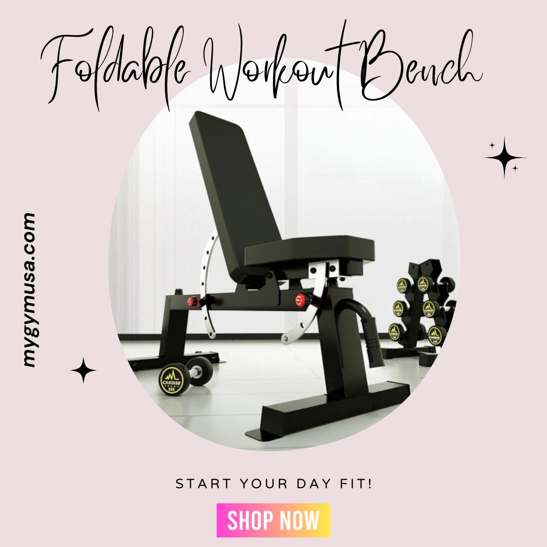 MyGymUsa's tweet image. Take your workouts to the next level with our Foldable Comfortable Multi-Functional Workout Bench! 💪🔥 This versatile bench is designed to provide optimal support and comfort during your fitness routines. 
Shop Now: mygymusa.com/products/folda…
#mygymusa #workoutbench