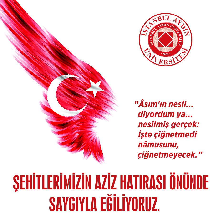 Demokrasi ve vatan uğruna canlarını feda eden aziz şehitlerimizi saygı ve rahmetle anıyor, kahraman gazilerimize şükranlarımızı sunuyoruz. 
15 Temmuz Demokrasi ve Millî Birlik Gününümüz Kutlu Olsun.