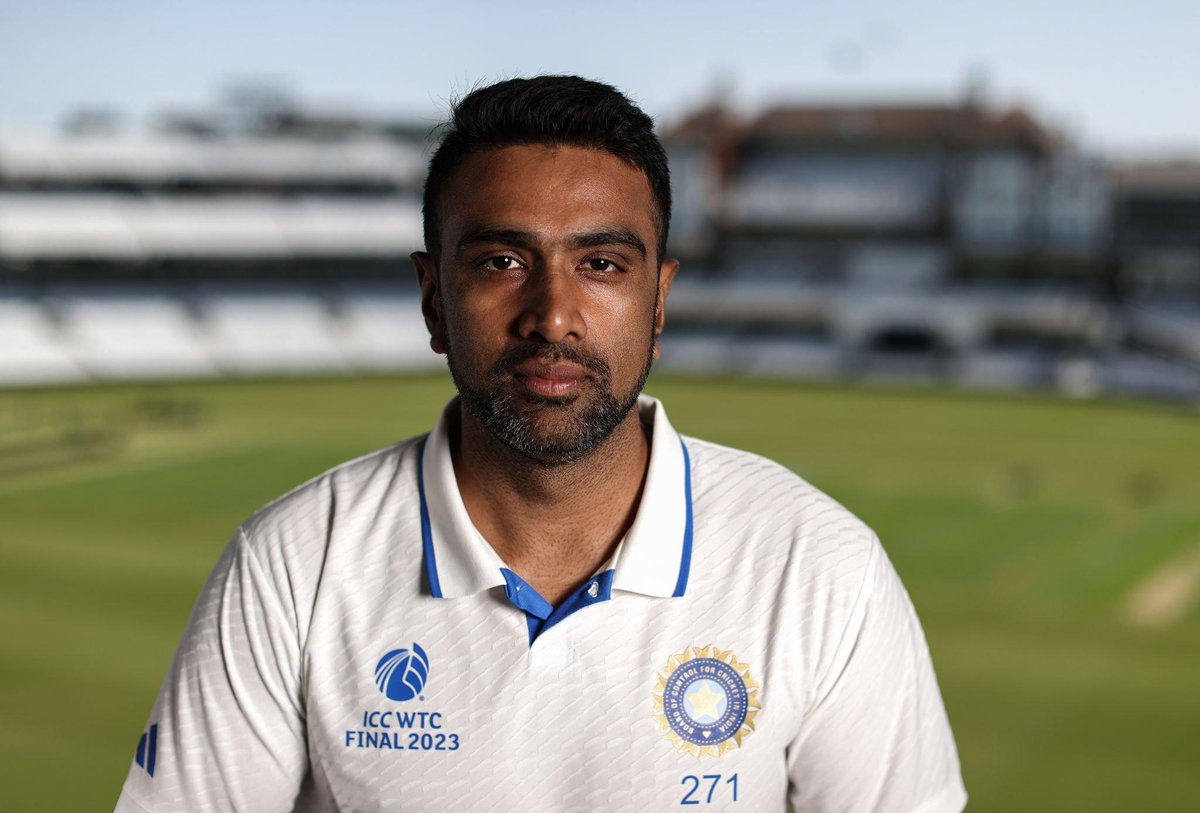 TweetWithGPT's tweet photo. Absolute Goat of Test cricket 🏏
5 wkt haul in first innings and 7 wkts in second innings -just Ashwin things ✌️🔥 . India won by innings and 141 runs -resounding victory after a WTC final loss . #INDvsWI #Ashwin #IndianWon #TestCricket https://t.co/fRD29Vxpm5