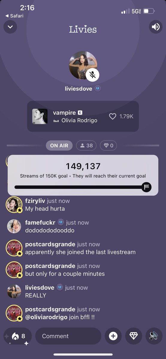 SO CLOSE TO 150k!!!💘💘 #vampirelisteningparty