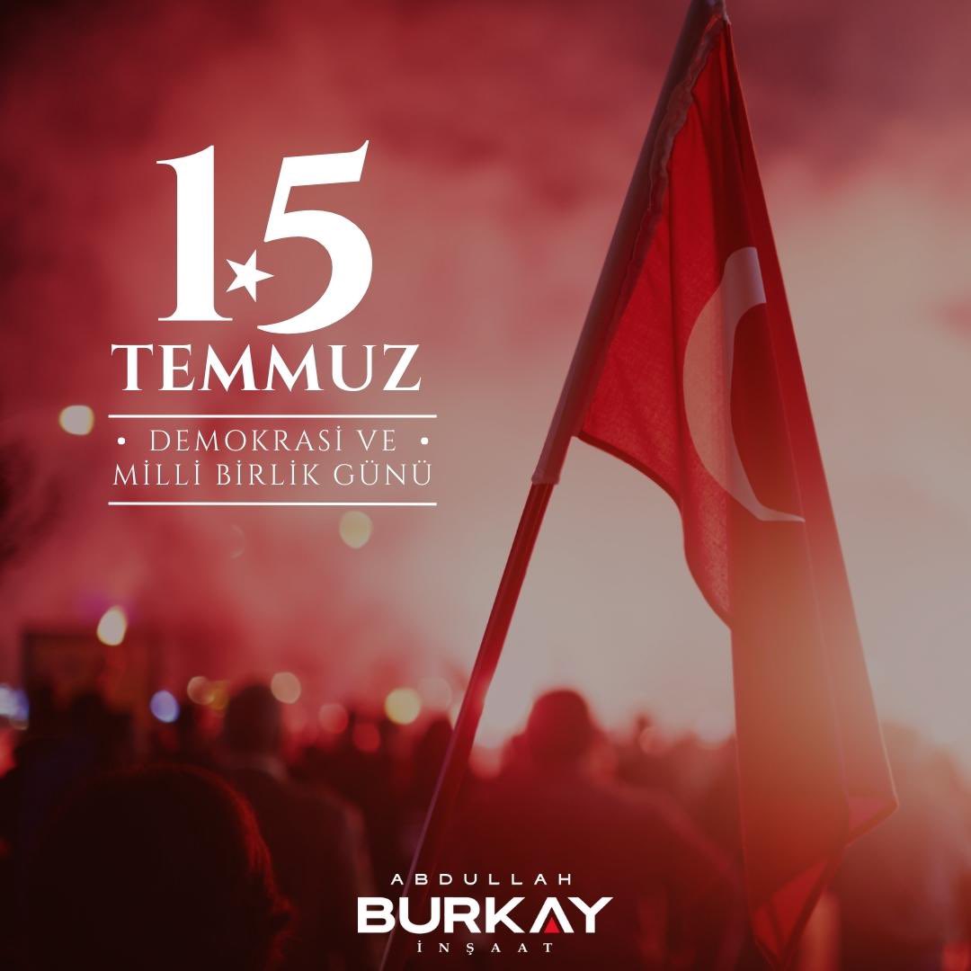 Demokrasimize ve özgürlüğümüze karşı yapılan hain saldırı karşısında dimdik duran milletimizi ve şehitlerimizi saygıyla anıyoruz.
FETÖ ihanetinin tescil edildiği gün... unutma unutturma...
#15temmuz #15temmuzuunutma #15temmuzdestanı #abdullahburkayinşaat
