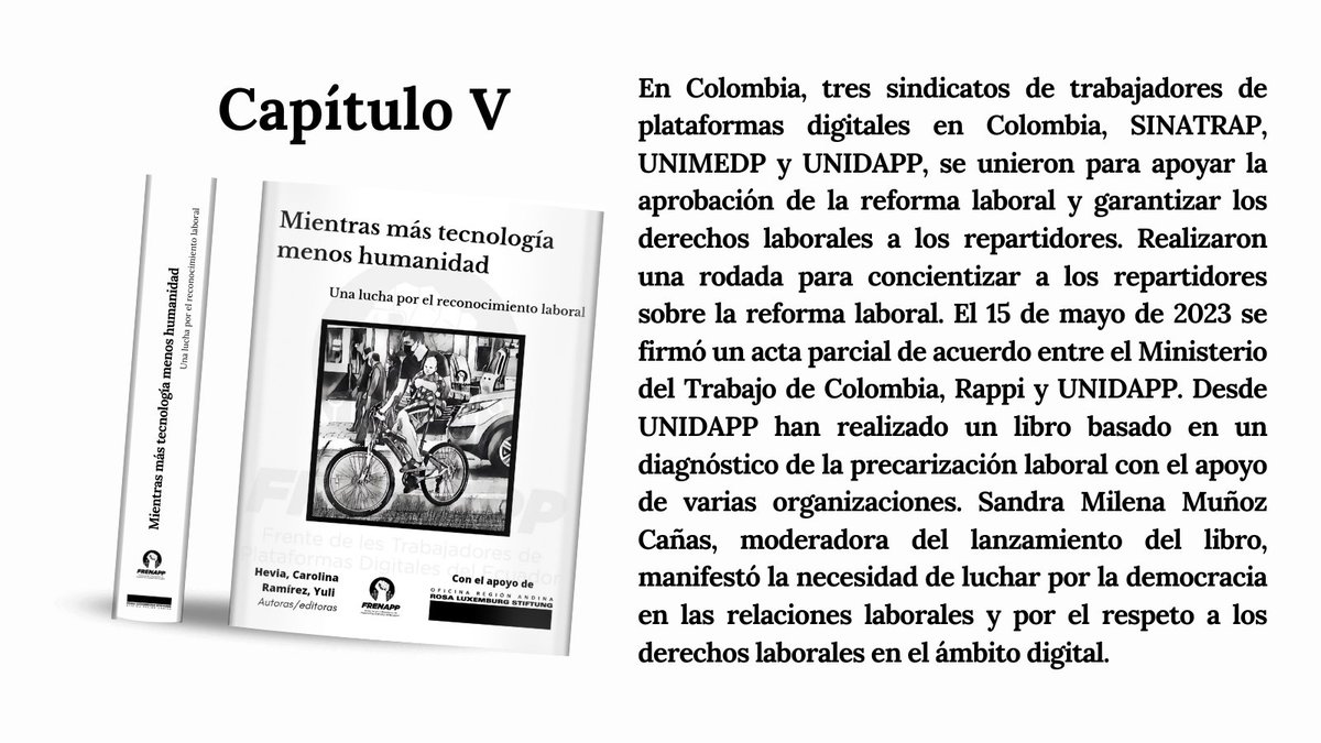 Jhonniell4's tweet image. ¿Te interesa la tecnología y su impacto en la humanidad? ¡No te pierdas este libro digital gratuito sobre la lucha por el reconocimiento laboral de los trabajadores de plataformas digitales! #ReconocimientoLaboral #technologyandhumanity 📗🔗📥drive.google.com/drive/folders/… @ADCUnion