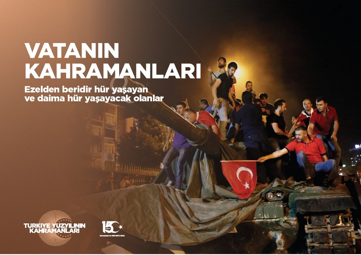 15 Temmuz Şehitlerimizi rahmet ve minnetle anıyoruz.🇹🇷🇹🇷🇹🇷