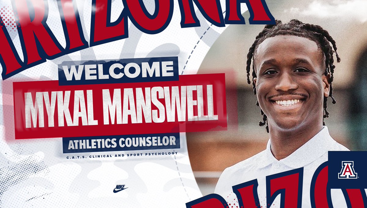 AZSport_Psych's tweet image. We are excited to welcome @MManswell7 to the C.A.T.S Clinical and Sport Psychology team! 

#BearDown | @AZATHLETICS