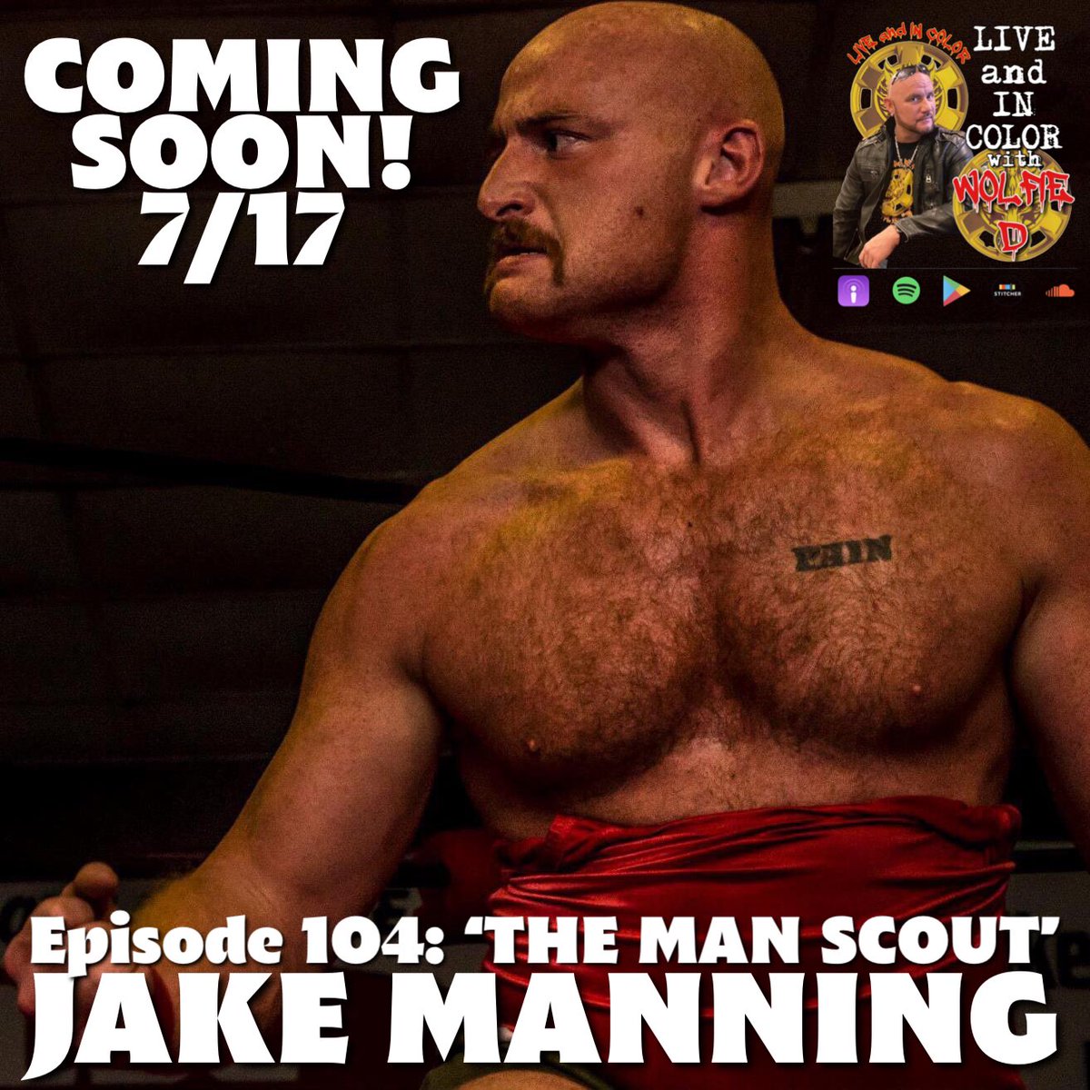 livewolfied's tweet image. COMING SOON! We’ve got the “Man Scout” Jake Manning! Don’t miss it! @manscoutmanning