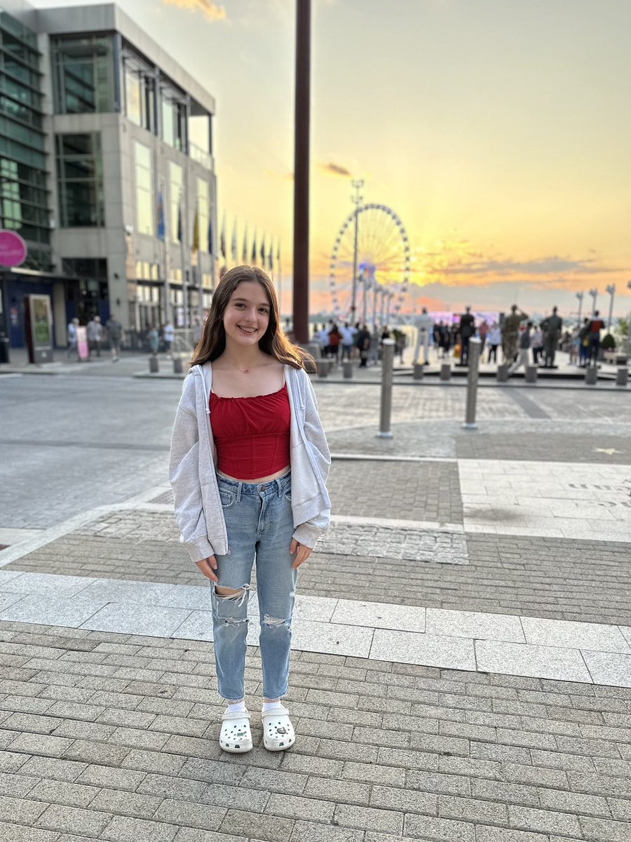 So happy my daughter got to go with her 8th grade <a href="/SchindewolfKISD/">Schindewolf Int.</a> friends to tour Washington DC and NYC this summer!! What an amazing opportunity and beautiful sunset at the National Harbor. #KleinSummerSnaps