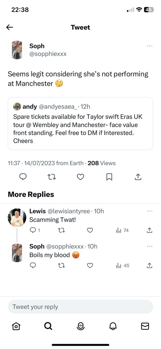 ScamHunter101's tweet image. Good to see more people are cottoning onto our favourite scammer. Good work @sopphiexxx @lewisiantyree