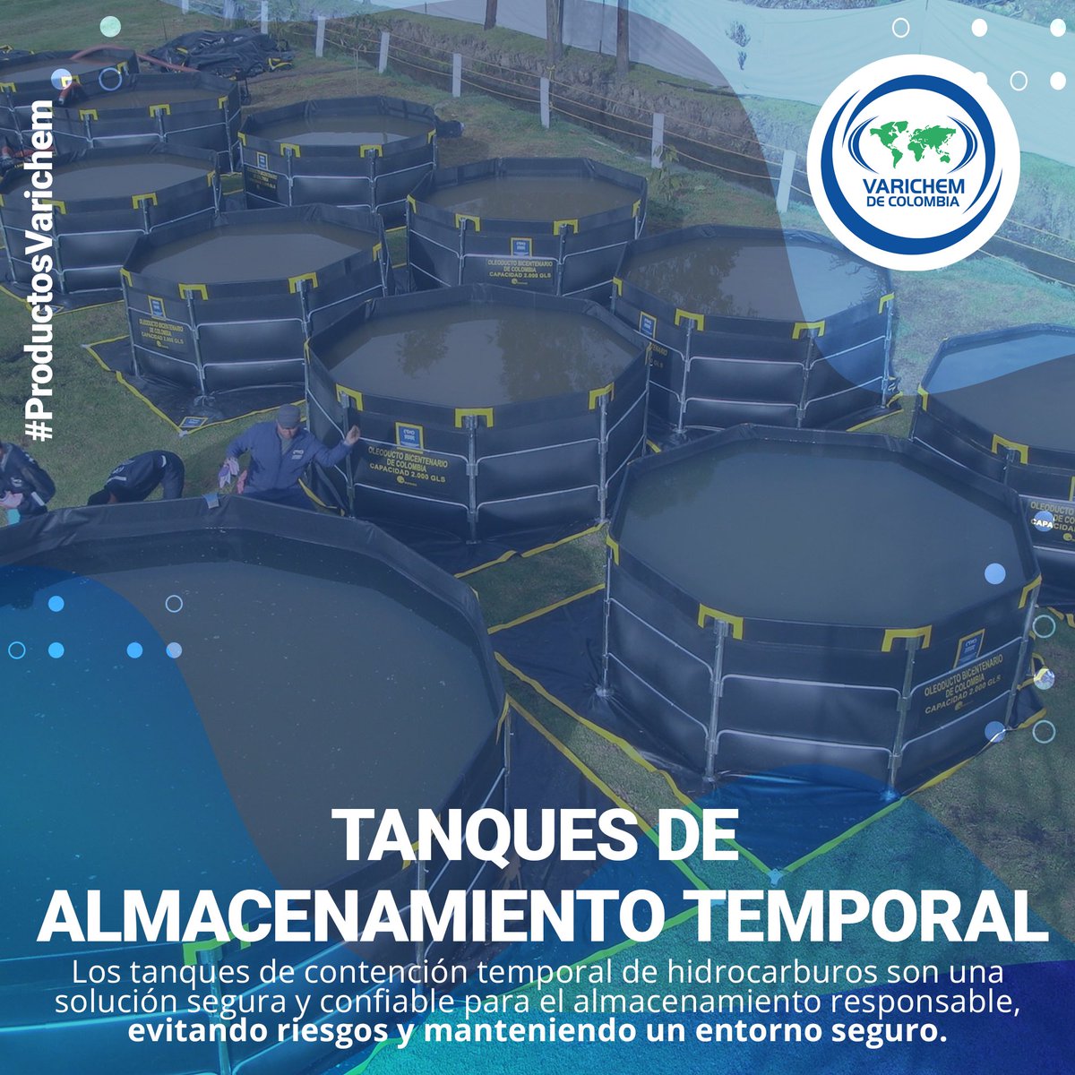 Varichem de Colombia (@varichemcol) on Twitter photo #ProductosVarichem
Tanques de Almacenamiento Temporal #TST
Los tanques de contención temporal de hidrocarburos son una solución segura y confiable para el almacenamiento responsable, evitando riesgos y manteniendo un entorno seguro.
📧Sales@varichem.com
📱+57 314 334 0214 #ProductosVarichem
Tanques de Almacenamiento Temporal #TST
Los tanques de contención temporal de hidrocarburos son una solución segura y confiable para el almacenamiento responsable, evitando riesgos y manteniendo un entorno seguro.
📧Sales@varichem.com
📱+57 314 334 0214