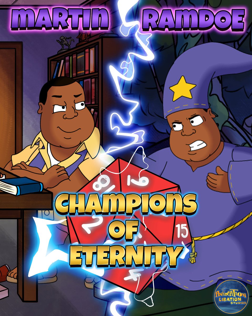 Martin might be a virgin on a steady diet of junk food, but he dreams of being the CEO of a major corporation. In the world of Mylandia, he's Ramdoe "The Magnificent". A wizard who weaves mystic spells of sorcery, but his lust for power and greed for gold is his greatest enemies.