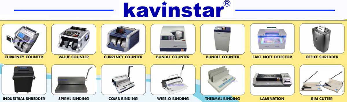 Kavinstarindia1's tweet image. 1 Facebook:
𝐊𝐚𝐯𝐢𝐧𝐬𝐭𝐚𝐫 - 𝐁𝐞𝐬𝐭 𝐎𝐧𝐥𝐢𝐧𝐞 𝐒𝐞𝐥𝐥𝐞𝐫 𝐟𝐨𝐫 𝐐𝐮𝐚𝐥𝐢𝐭𝐲 𝐎𝐟𝐟𝐢𝐜𝐞 𝐌𝐚𝐜𝐡𝐢𝐧𝐞𝐬
binding machines, cutting tools, and more. Enhance your workplace efficiency today! #CashCounting #PaperShredding #DocumentBinding
kavinstar.in