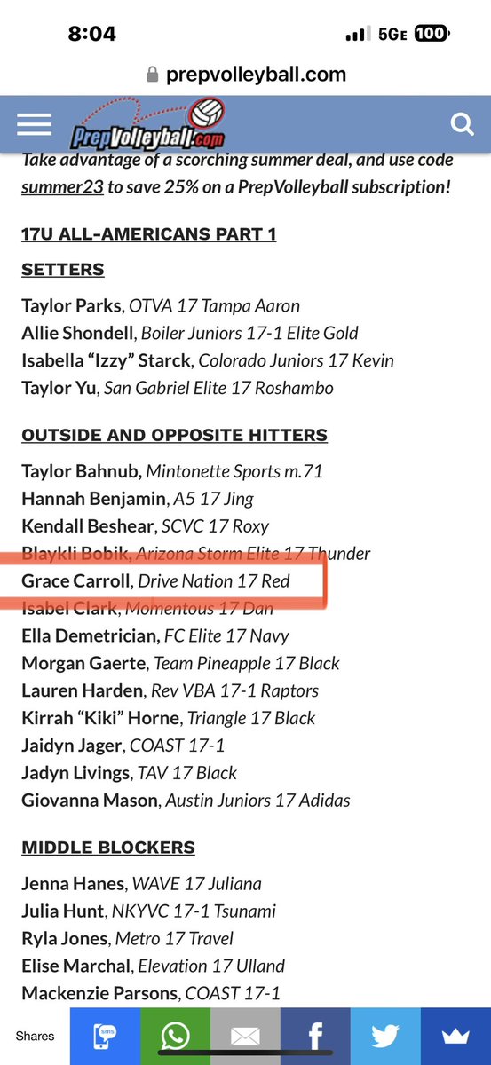 Grace Carroll tweet media