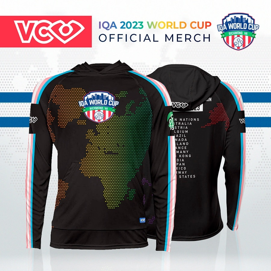vcquadball's tweet photo. Today is the LAST DAY to get IQA World Cup merchandise on-site! 

Pick up some merchandise to remember this thrilling tournament! @IQAsport @usquadball https://t.co/trjdy80oda