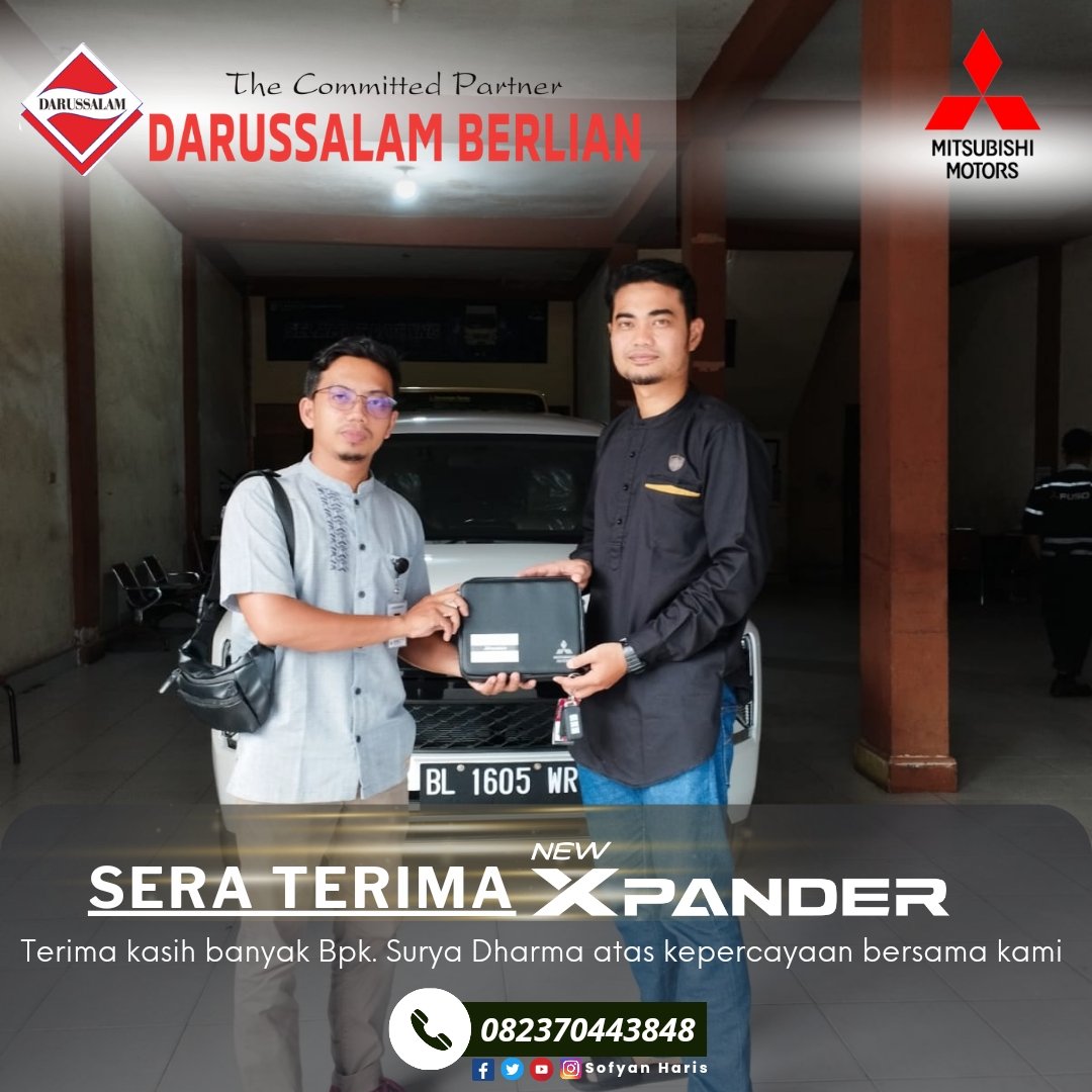 sofyan_haris1's tweet photo. 🏢PT. Darussalam Berlian Motor
📍Banda Aceh
📞08116807776
@sofyan_haris1

======
 #BandaAceh #Aceh #acehbesar #Pembiayaan #CicilanMobil #KreditMobil #Mitsubishi #Mitsubishiaceh #otomotif #truck #truckmitsubishi #truckfuso #fuso #mobil #kuliner #wisata #indonesia #sabang #kulineraceh #dealer #trending #viral #L300 #shdx #dealermitsubishi #pajerosport #canter #uro4 #sabang