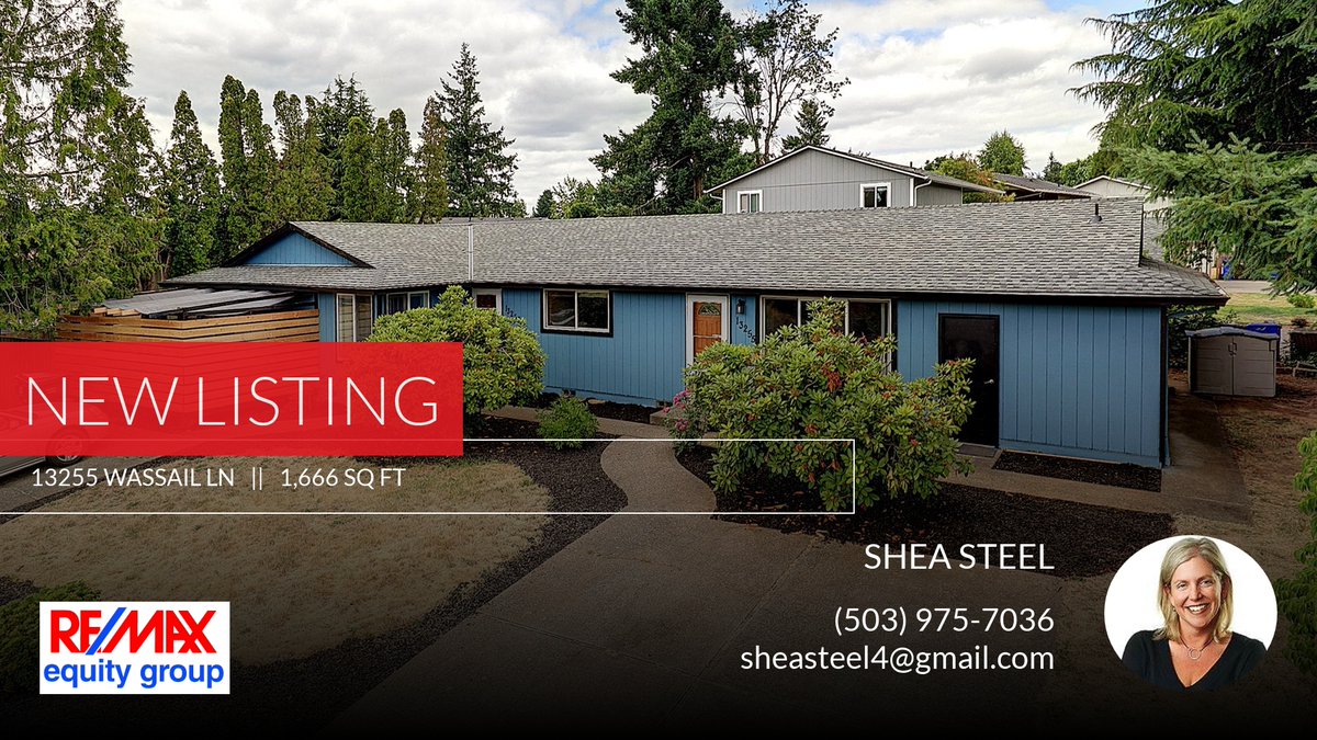📍 New Listing 📍 Take a look at this fantastic new property that just hit the market located at 13255 Wassail Ln in Oregoncity. Reach out here or at (503) 975-7036 for more information

Shea Steel homeforsale.at/13255_WASSAIL_…