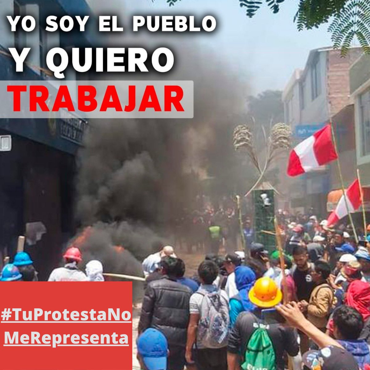 CarolVA8's tweet photo. @raul_olaechea EL PERÚ NO PARA!!!
EL PERÚ TRABAJA!!!#TuProtestaNoMeRepresenta https://t.co/HFeio9zp9k