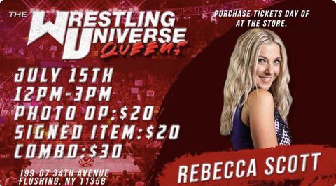 Tomorrow At @TheWrestlingUni  @nikiiduke, @emilyjayepro, @themeganbayne, And @rebeccajscott_  Are Gonna Do A Meet And Greet  At 12-3 P.M. 

#globalwrestlingfamily  #indywrestling #thewrestlinguniverse #supportindywrestlers