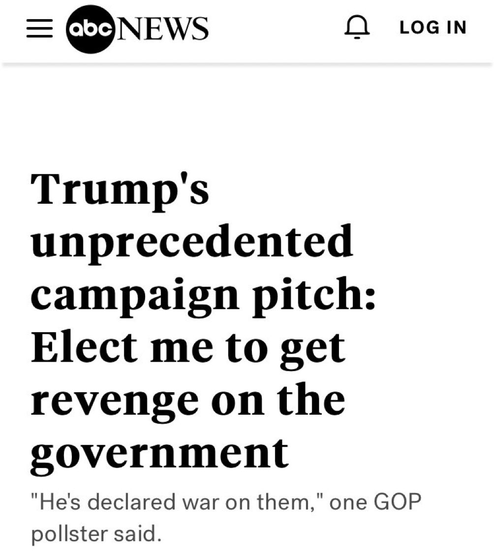 DC_Draino's tweet photo. This is why Trump is the #1 candidate by a mile

Everyone else wants to play nice with the Deep State

Trump wants to destroy them

That’s why he’s going to be the GOP nominee https://t.co/FERHNb7uM7