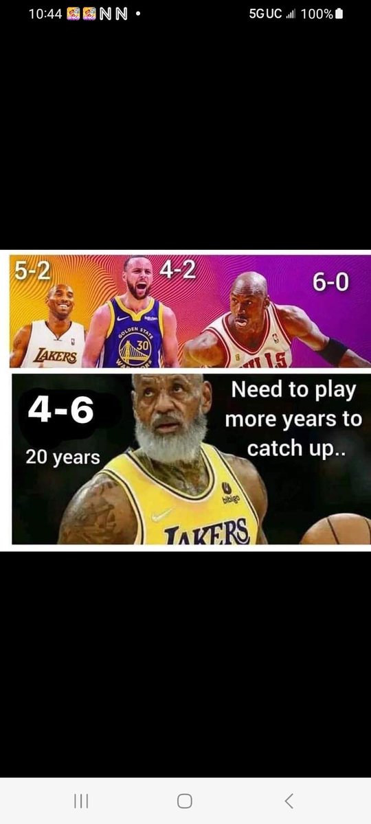 KevinAris16's tweet photo. He's definitely not the goat, as far as competitiveness and no fear, fk stats that's all he got, if he had the mindset of the players above, he would and should have more than 4 with all the help he had in 20 years 🤡 https://t.co/fe7xkrMVge