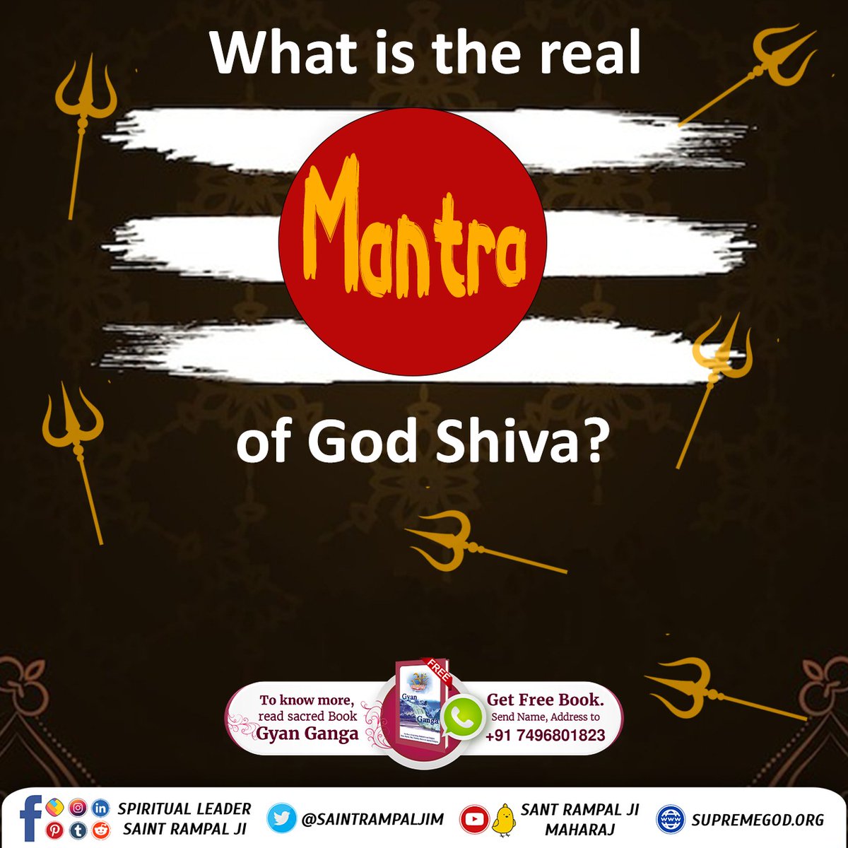 chandrakanta876's tweet photo. #SpiritualMessageOnShivratri
Hindu Scriptures (especially Durga Puran) clearly prove that Lord Shiva is in cycle of birth and death.
And However it is still a very long life span.
Gyan Ganga 📚 https://t.co/NwiMtNdau7