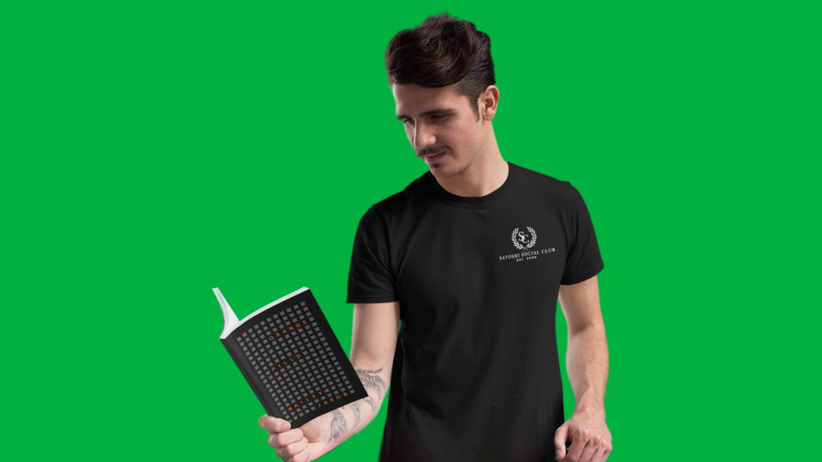BaileyJakob1's tweet photo. ⚡️500,000 #Sats giveaway⚡️

To celebrate the launch of my new book "Orange Pill'd" on July 31, I'm giving 1 person 500,000 sweet Satoshis

To enter:

✅ Like + Retweet this post
✅ Follow me
✅ Tag 4 Bitcoiners
✅ Comment below your funniest/most creative edit of this photo https://t.co/8obbd7k1W9