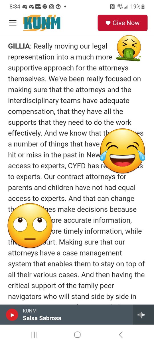So, actually, OFRA doesn't have enough attorneys &amp; doesn't support us &amp; they're forcing us to contract when we're trying to leave the toxicity and vicarious trauma of this work 
<a href="/KUNMnews/">KUNM News</a> <a href="/15taylorv/">Taylor Velazquez</a> <a href="/SenJoeCervantes/">Sen. Joe Cervantes</a> kunm.org/local-news/202…