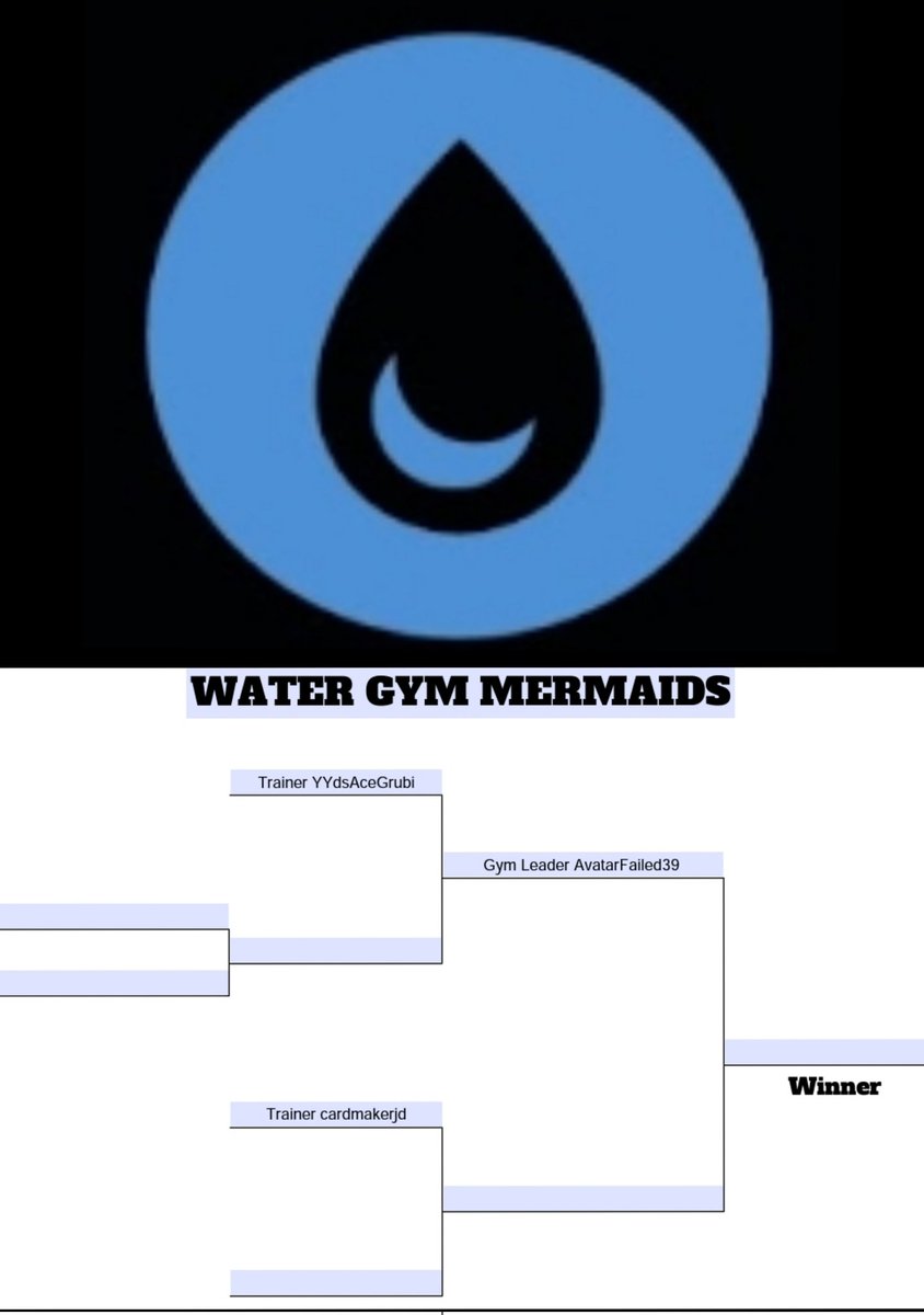 PoGoGymLeague's tweet photo. Challenge WATER GYM in our Online Pokemon Go Tournament
@AvatarFailed39 @jen_deslauriers @YYdsAceGrubi https://t.co/VQa8ZP0MRO