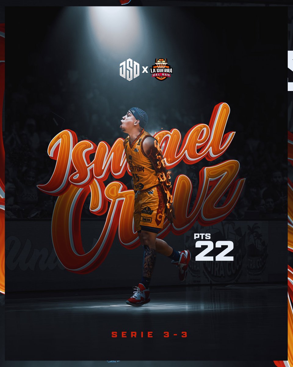 #BSNPR | 👎🏻 Ismael Yomar Cruz lideró la ofensiva de los Gigantes de Carolina con 22 puntos y 4 triples para colocar a La C a una sola victoria de regresar a la final. 🔥

🎨💻 <a href="/jaydesignpr/">JayDesignPR</a> 
📷 @josesantana7112