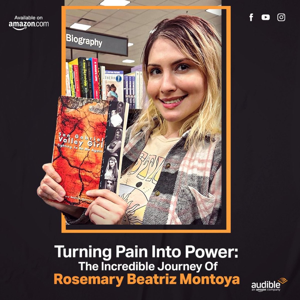 BeatrizRosemary's tweet photo. San Gabriel Valley Girl: Fighting To Be Me Again🩷🧡💜Available in paperback in many Bookstores including Barnes &amp; Noble, and on Audible with me narrating it❣️ Written and Read with loving and positive intentions🌹Link In Bio🪄 https://t.co/ofZQzWfeIu
